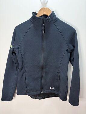 Under Armour Women Blue Full-Zip Performance Jacket Size XS 23x19.5
